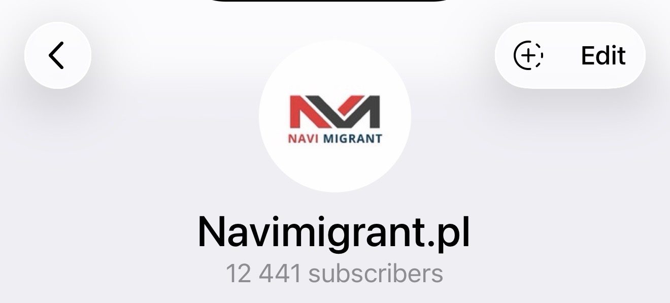 Telegram Navimigrant.pl — 12 441 підписників